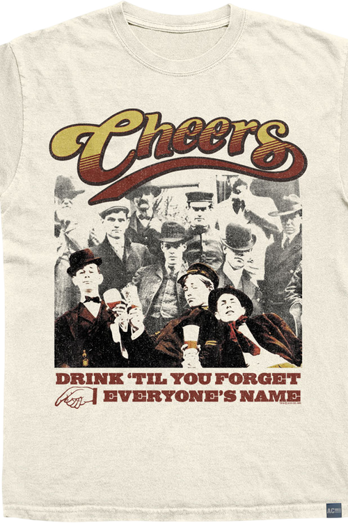 Made In USA Drink 'Til You Forget Everyone's Name Cheers T-Shirt