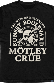 Made In USA Dripskull Motley Crue T-Shirt