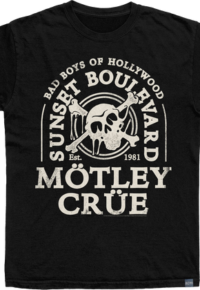 Made In USA Dripskull Motley Crue T-Shirt