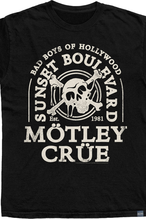 Made In USA Dripskull Motley Crue T-Shirt