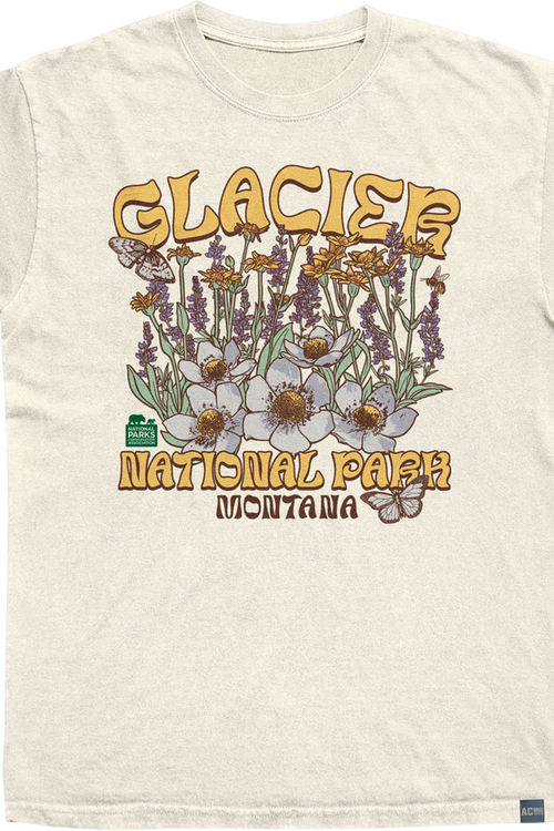 Made In USA Glacier Wildflowers NPCA T-Shirt