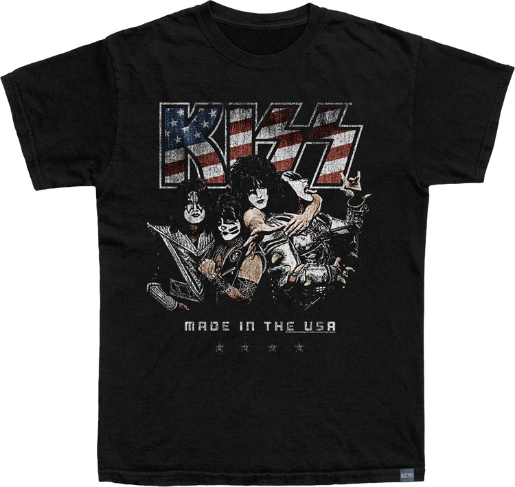 Made In USA KISS Amerikiss T-Shirt