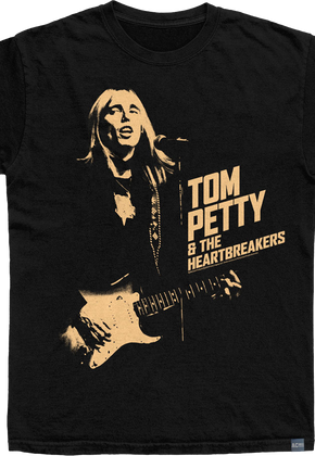 Made In USA Monochrome Tom Petty & The Heartbreakers T-Shirt