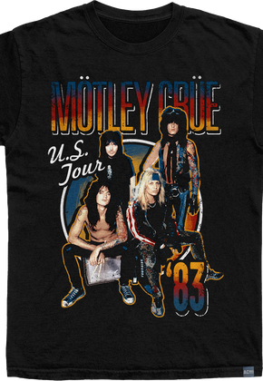 Made In USA Motley Crue US Tour '83 T-Shirt