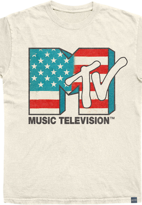 Made In USA MTV American Flag T-Shirt