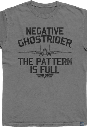 Made In USA Negative Ghostrider Top Gun T-Shirt