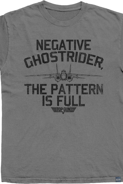 Made In USA Negative Ghostrider Top Gun T-Shirt