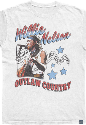 Made In USA Outlaw Country Americana Willie Nelson T-Shirt