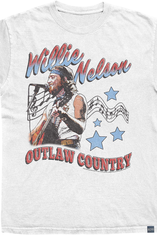 Made In USA Outlaw Country Americana Willie Nelson T-Shirt