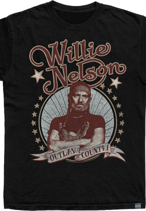 Made In USA Outlaw Country Willie Nelson T-Shirt