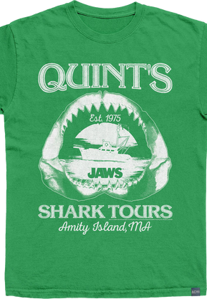 Made In USA Quint's Shark Tours Jaws T-Shirt