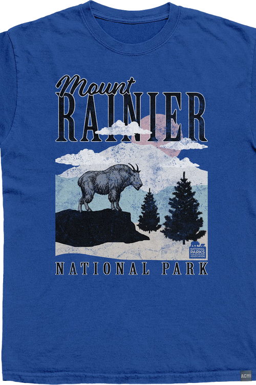 Made In USA Ranier Minimalist Landscape NPCA T-Shirt