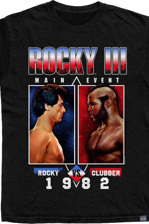 Made In USA Rocky vs. Clubber Rocky III T-Shirt
