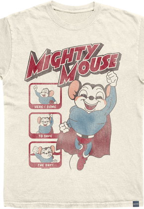 Made In USA Save The Day Mighty Mouse T-Shirt
