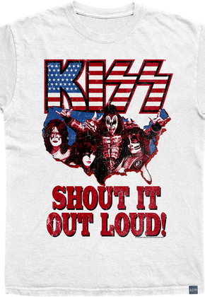 Made In USA Shout It Out Loud KISS T-Shirt