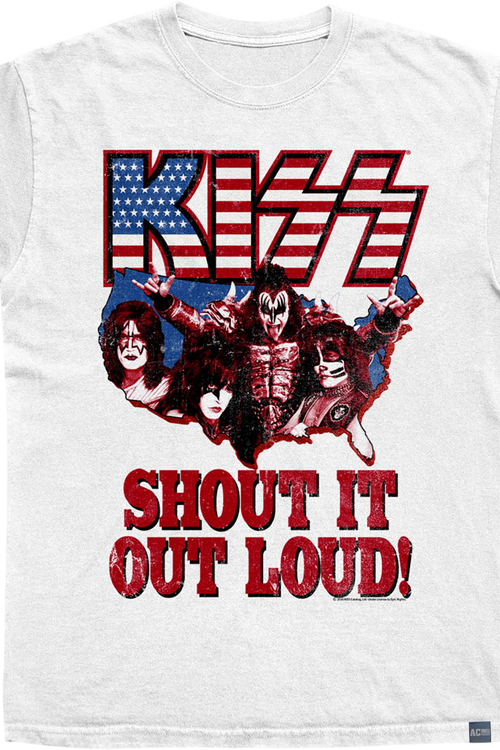 Made In USA Shout It Out Loud KISS T-Shirt