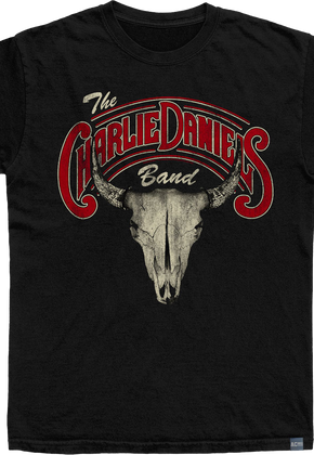 Made In USA Skull And Logo Charlie Daniels T-Shirt