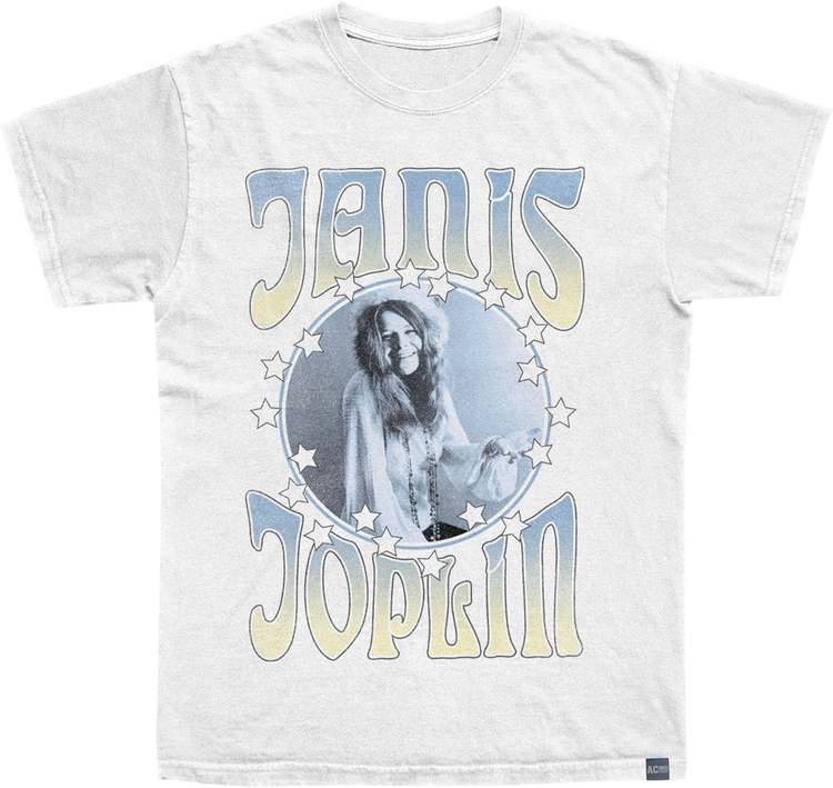 Made In USA Sparkling Star Janis Joplin T-Shirt