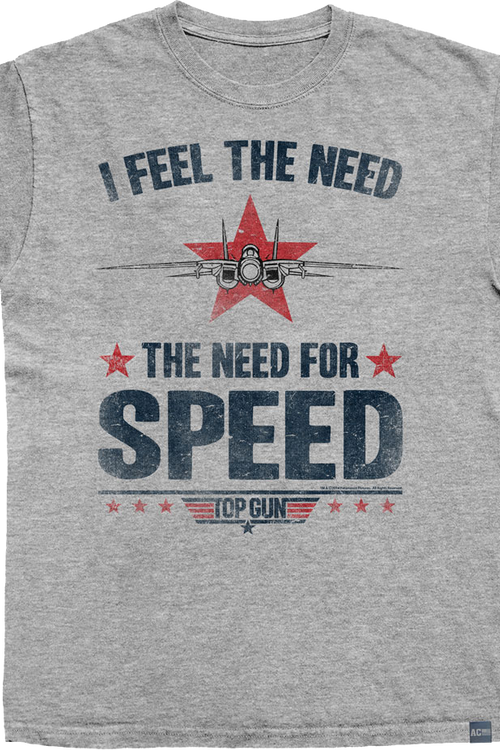 Made In USA The Need For Speed Top Gun T-Shirt