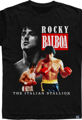 Made In USA Three Times the Stallion Rocky T-Shirt