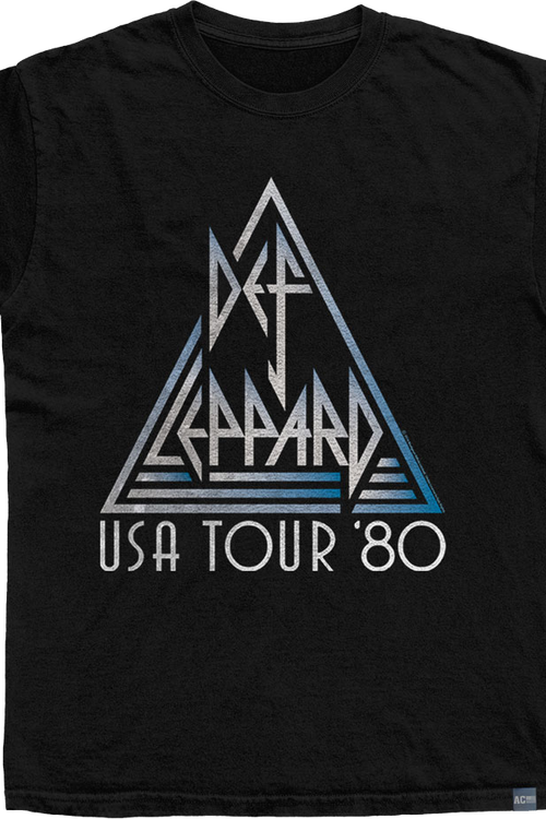 Made In USA Tour '80 Def Leppard T-Shirt