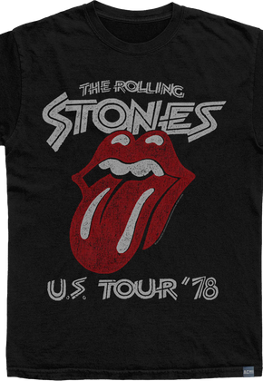 Made In USA US Tour '78 Rolling Stones T-Shirt