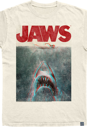 Made In USA Vintage 3D Movie Poster Jaws T-Shirt
