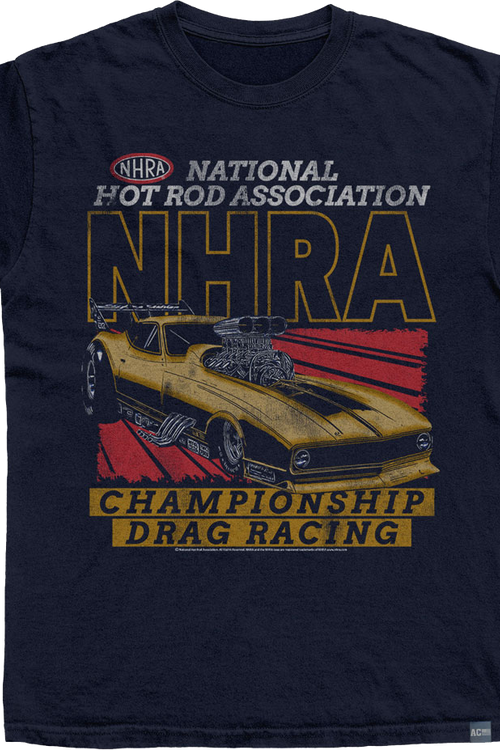 Made In USA Vintage Championship Drag Racing NHRA T-Shirt
