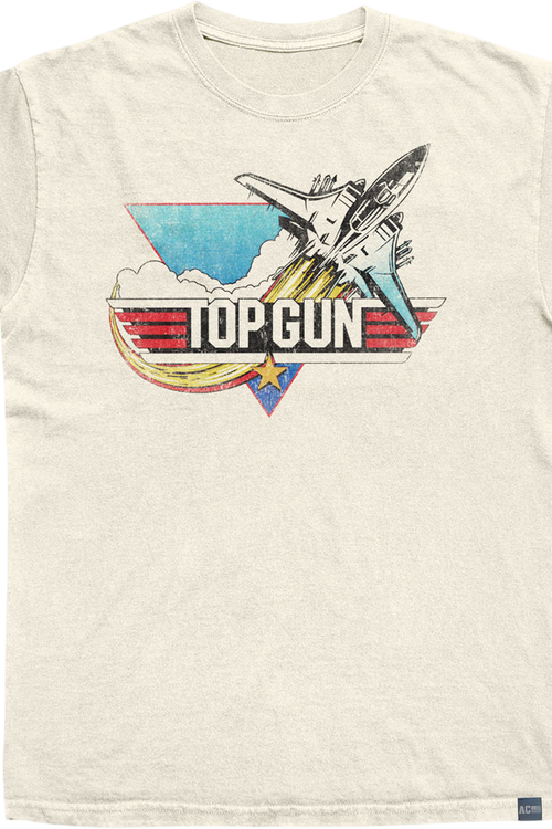 Made In USA Vintage Fade Top Gun T-Shirt