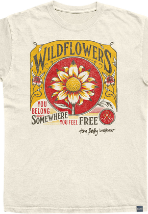 Made In USA Wildflowers Tom Petty T-Shirt