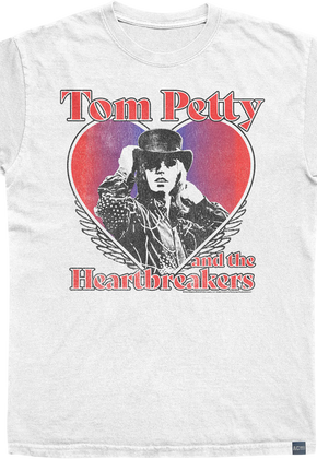 Made In USA Winged Heart Tom Petty T-Shirt