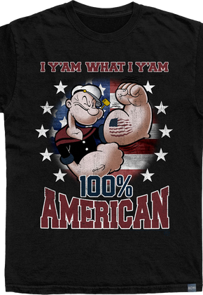 Made In USA Yam 100% American Popeye T-Shirt