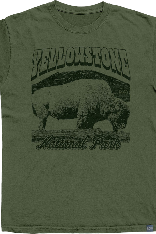 Made In USA Yellowstone Bison NPCA T-Shirt