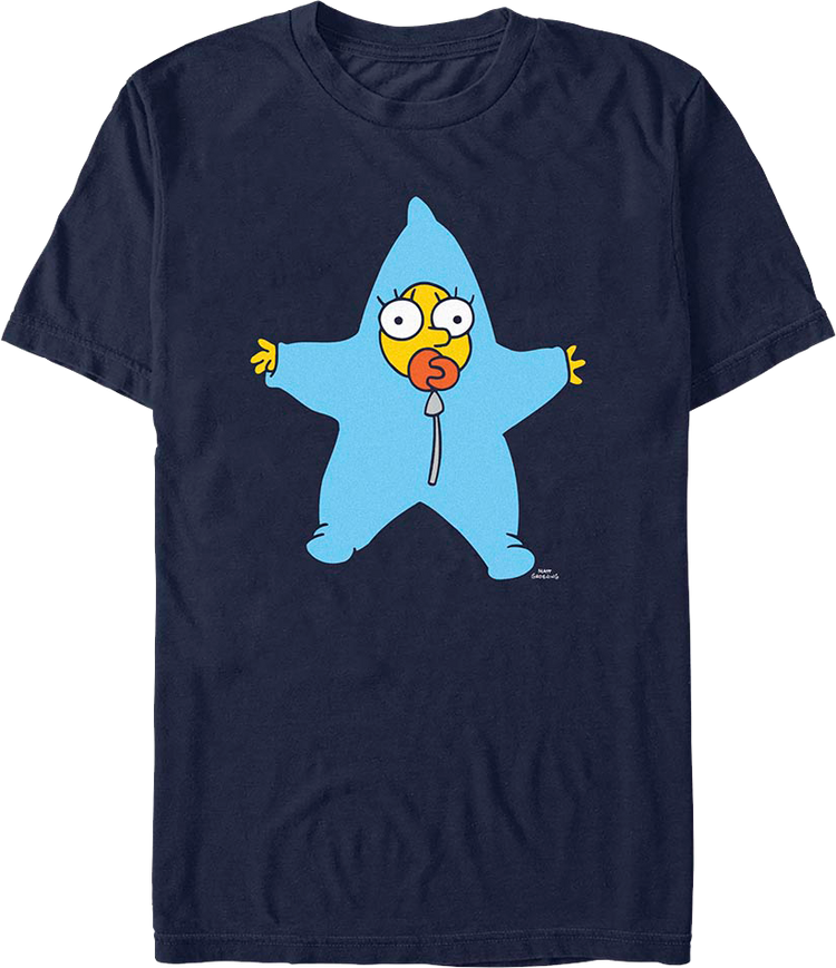 Maggie Snow Suit Simpsons T-Shirt