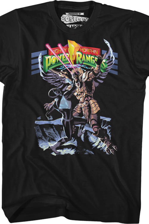 Mammoth Battle Mighty Morphin Power Rangers T-Shirt