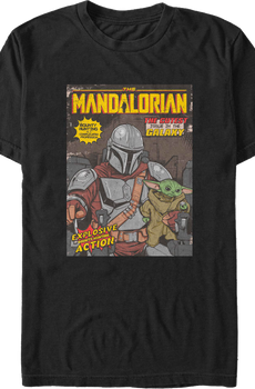 Mandalorian Comic Book Cover Star Wars T-Shirt