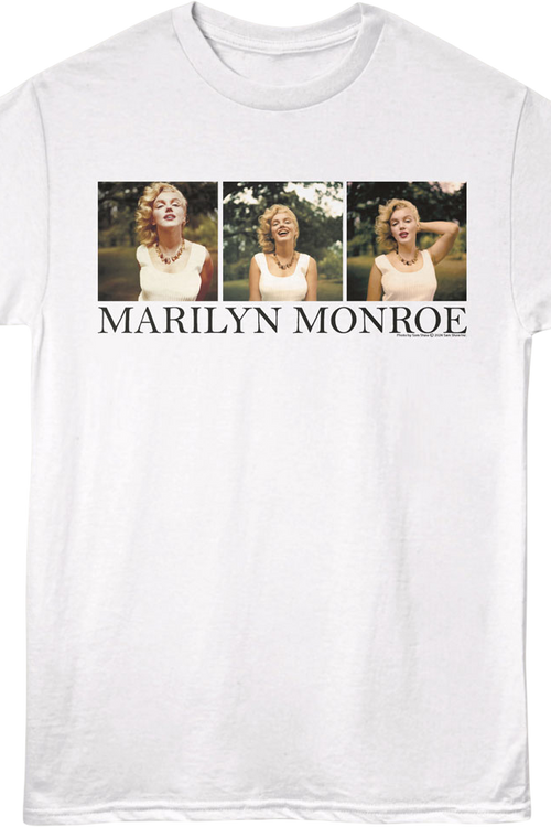 Outdoor Photo Shoot Marilyn Monroe T-Shirt