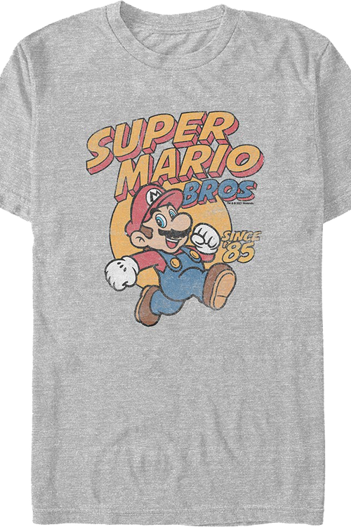 Mario Running Since 1985 Super Mario Bros. T-Shirt