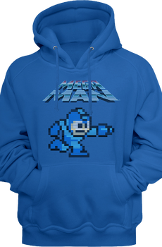 8-Bit Blue Bomber Mega Man Hoodie