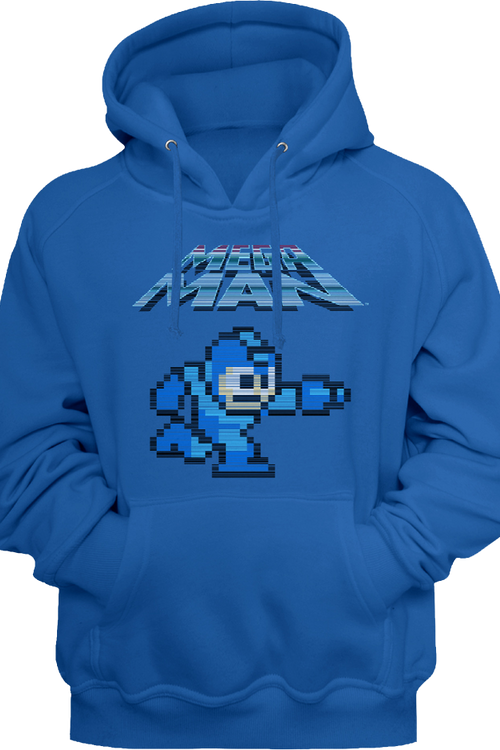 8-Bit Blue Bomber Mega Man Hoodie