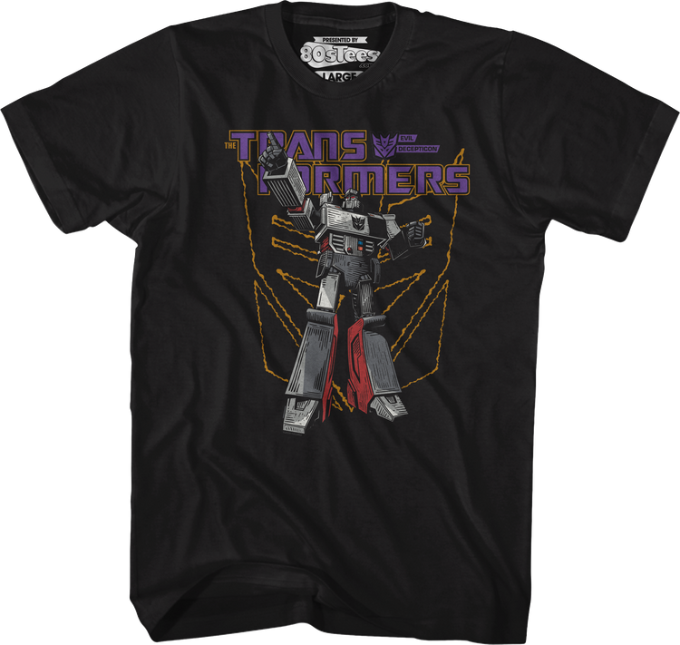 Megatron Battle Pose Transformers T-Shirt