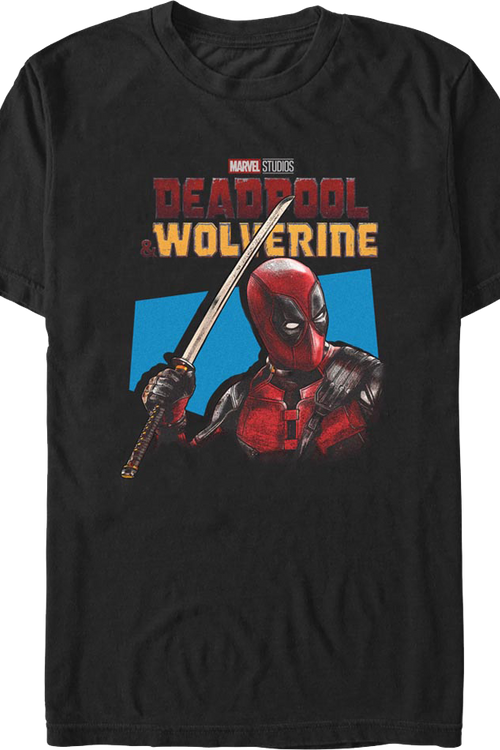 Merc With A Katana Deadpool & Wolverine Marvel Comics T-Shirt