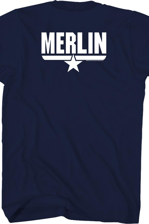 Merlin Name Top Gun T-Shirt