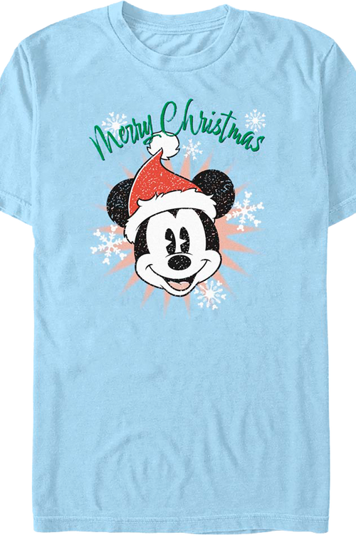 Merry Christmas Mickey Mouse Disney T-Shirt