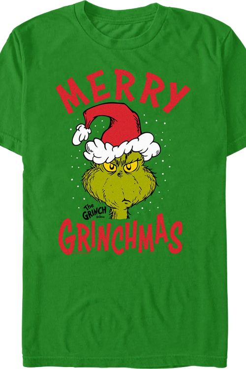 Green Merry Grinchmas Dr. Seuss T-Shirt