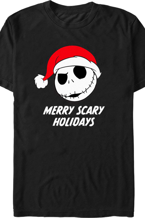 Merry Scary Holidays Nightmare Before Christmas T-Shirt