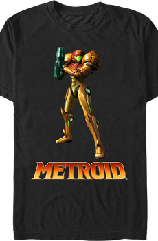 Metroid Samus Aran Pose Nintendo T-Shirt