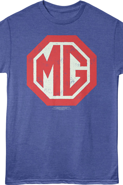 MG Crest Logo British Motor Heritage T-Shirt