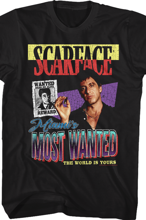 Miami's Most Wanted Scarface T-Shirt