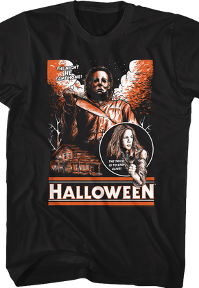 Michael Myers And Laurie Strode Halloween T-Shirt